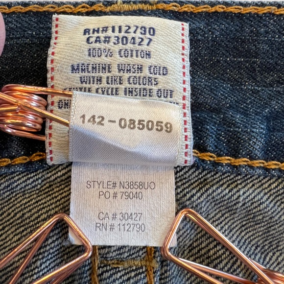 AUTHENTIC True Religion Denim Y2K Bootcut Logo USA Made Jeans Size 33 x 33 EUC - Picture 13 of 16